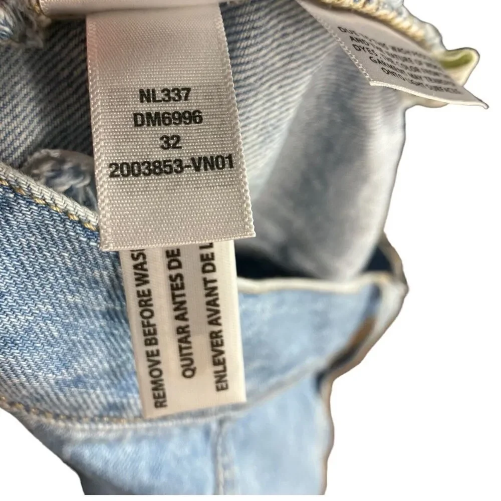 Madewell‎ Denim Pleated Skirt Womens 32 Blue Mini Patch Pockets A Line